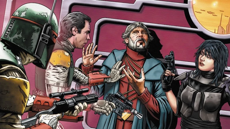 Thrackan Sal-Solo moments before his death during the second Galactic Civil War. Art by Joe Corroney for The Essential Reader’s Companion.